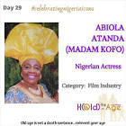 Nollywood actor/actress Kofoworola Lawal